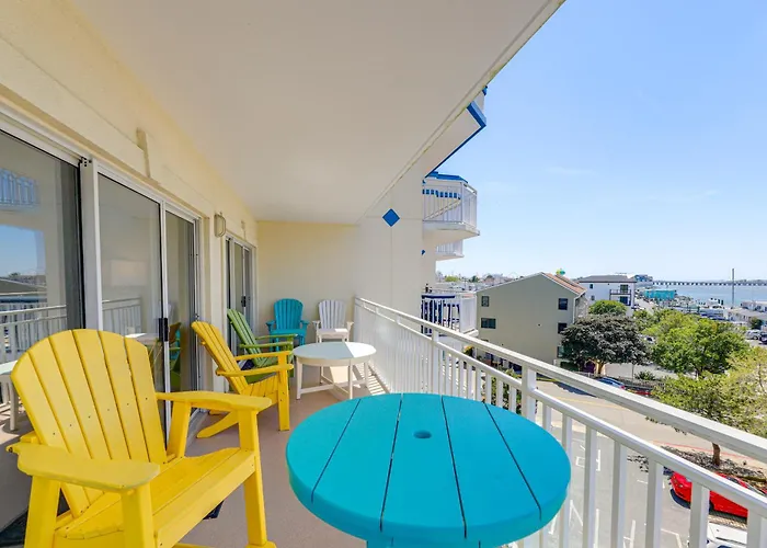 Steps To Boardwalk! 4th-floor Ocean Gem